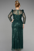 Robe De Fiançailles Grande Taille Longue Squameuse Émeraude ABU3559
