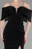 Robe de Soirée Longue Noir ABU3601