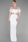 Robe de Soirée Longue Blanc ABU3602