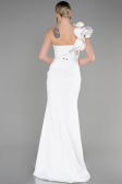 Robe de Soirée Longue Blanc ABU3605