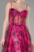 Robe de Cérémonie Midi Fushia ABK1967