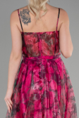 Robe de Cérémonie Midi Fushia ABK1967