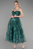 Robe de Cérémonie Midi Vert ABK1967