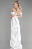 Robe de Soirée Longue Blanc ABU3611