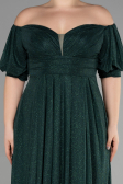 Robe de Soirée Grande Taille Longue Émeraude ABU3615