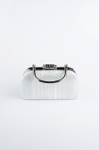 Sac de Soirée Coupe Au Laser Argent SH839