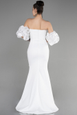 Robe de Soirée Longue Blanc ABU3659