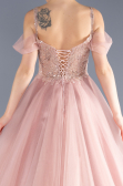 Robe De Soirée De Créateur Longue Poudre ABU3663
