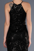 Robe Queue de Poisson Longue Noir ABU3670