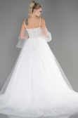 Robes de Mariage Longue Blanc ABU3704