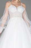 Robes de Mariage Longue Blanc ABU3704