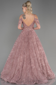 Robe de Soirée Longue Poudre ABU3708
