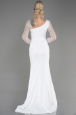 Robe de Soirée Longue Blanc ABU3712