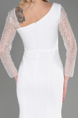 Robe de Soirée Longue Blanc ABU3712