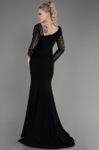 Robe de Soirée Longue Noir ABU3712
