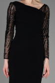 Robe de Soirée Longue Noir ABU3712