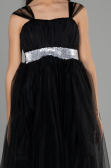 Robe De Soirée Enfants Longue Noir ABU3031