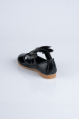 Chaussure D’enfant Cuir Verni Noir MJ4001