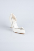 Stiletto Satin Blanc MJ8008