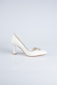 Stiletto Satin Blanc MJ8008