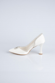 Stiletto Satin Blanc MJ8008