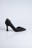 Stiletto Satin Noir MJ8008