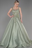 Robe Haute Couture Longue Menthe ABU3745