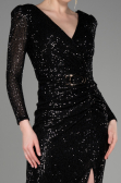 Robe De Soirée Midi Noir ABK1808