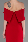 Robe de Soirée Longue Rouge ABU3775