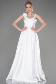 Robe de Soirée Longue Blanc ABU3751