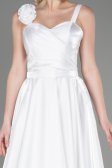 Robe de Soirée Longue Blanc ABU3751