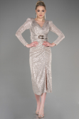 Robe De Soirée Midi Vison ABK1808