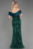 Robe Queue de Poisson Longue Émeraude ABU3770