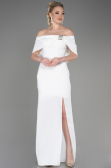 Robe de Soirée Longue Blanc ABU3775