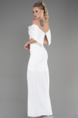 Robe de Soirée Longue Blanc ABU3775
