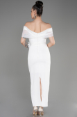 Robe de Soirée Midi Blanc ABK2014