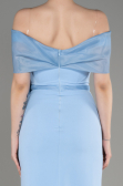 Robe de Soirée Midi Bleu ABK2014