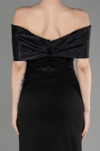 Robe de Soirée Midi Noir ABK2014