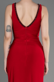 Robe Queue de Poisson Longue Rouge ABU3782