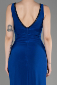 Robe Queue de Poisson Longue Bleu Saxe ABU3782