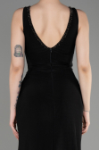 Robe Queue de Poisson Longue Noir ABU3782