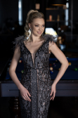 Robe Queue de Poisson Longue Anthracite ABU3669