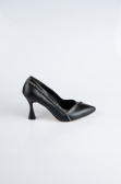 Stiletto Cuir Noir MJD5158
