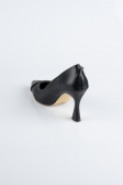 Stiletto Cuir Noir MJD5158