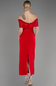 Robe de Soirée Midi Rouge ABK2014