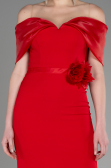 Robe de Soirée Midi Rouge ABK2014