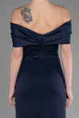 Robe de Soirée Midi Bleu Marine ABK2014
