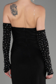 Robe de Soirée Longue Noir ABU3824