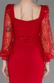 Robe de Soirée Longue Rouge ABU3852