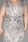 Robe De Fiançailles Grande Taille Longue Squameuse Vison ABU3845